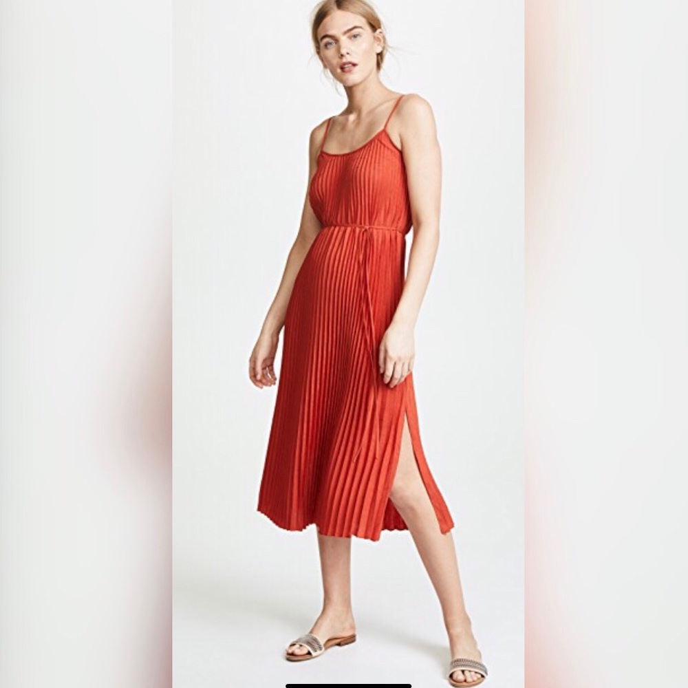 NWT Vince pleated cami dress size S/P